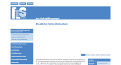 Desktop Screenshot of feintechnikschule.de
