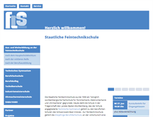 Tablet Screenshot of feintechnikschule.de